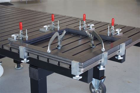 milling table clamping system